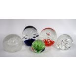 Assorted paperweights Condition Report: Available upon request