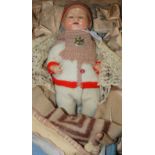 A cellulose doll, 46cm high Condition Report: Available upon request