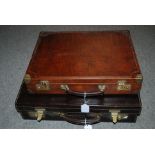 Two brief cases 51cm wide and smaller (2) Condition Report: Available upon request