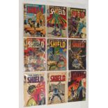 Fourteen Marvel Nick Fury Agent of S.H.I.E.L.D comics, No.1-18 incomplete run (14) This lot is being