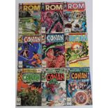 A collection of approximately 150 Marvel comics including Conan The Barbarian, Vault of Evil, Dead
