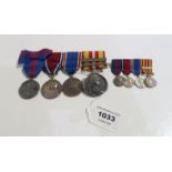 A lot comprising a Long Efficient Service Nursing medal to The Hon. Mrs A.M.C. Douglas with three