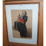 AFTER DAVID WILKIE The Dragoman of Mr Moore, lithograph, 41 x 28cm and Madame Josephine, lithograph,