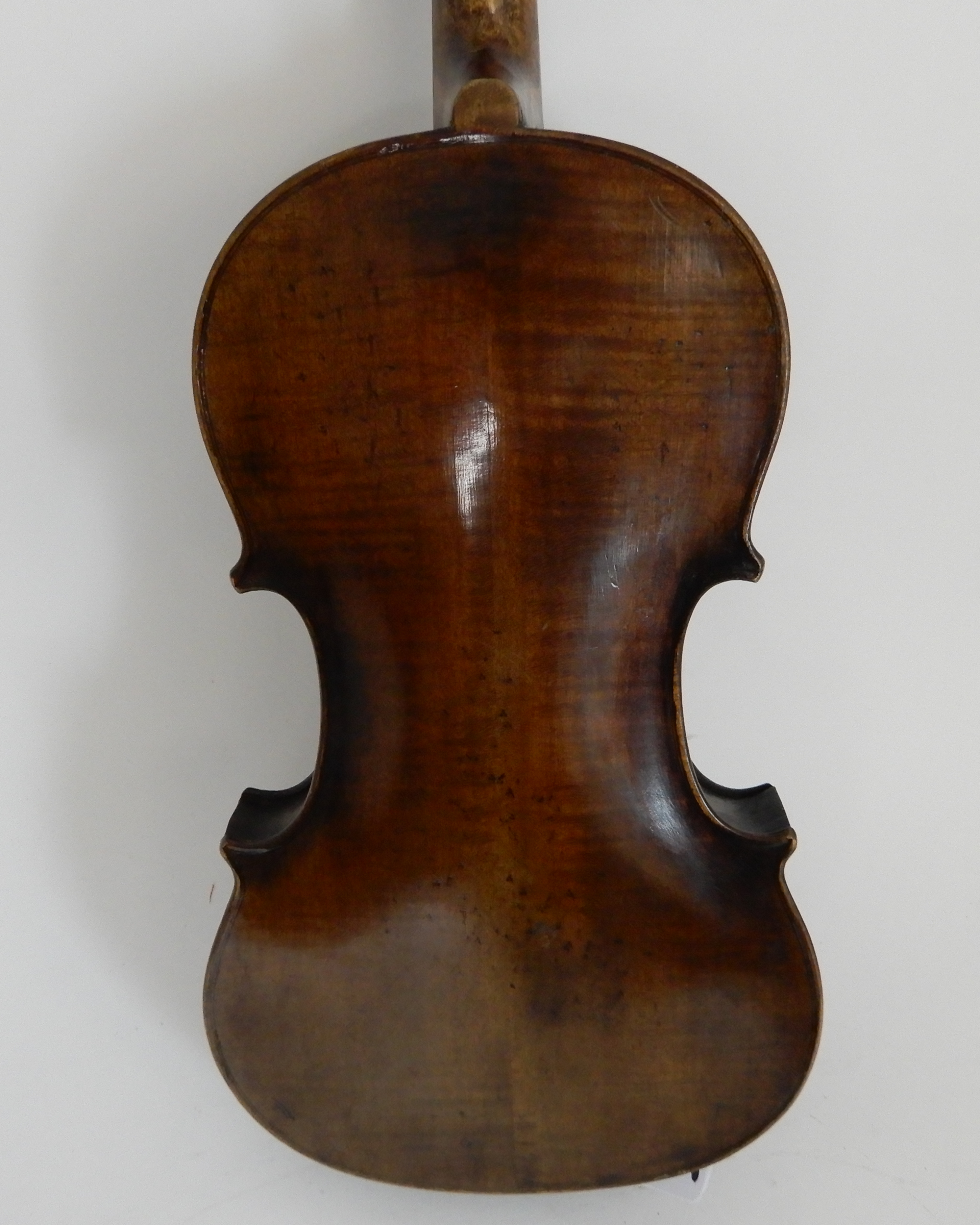 A two piece back violin 35.5 cm bearing label to the interior Antonius Stradiuvarius Cremonenfis - Image 17 of 26