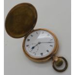 A rolled gold British Watch Co pocket watch Condition Report: Not available for this lot