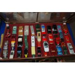A collection of various models including Matchbox and a box of various scale models etc Condition