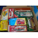 A box of various Corgi Classic and other models in original boxes Condition Report: Available upon