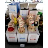 A selection of Moorcraft bunny rabbit figurines Condition Report: Not available for this lot