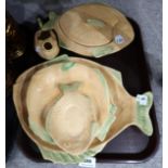 Shorter & Sons fish plates, tureen and jug Condition Report: