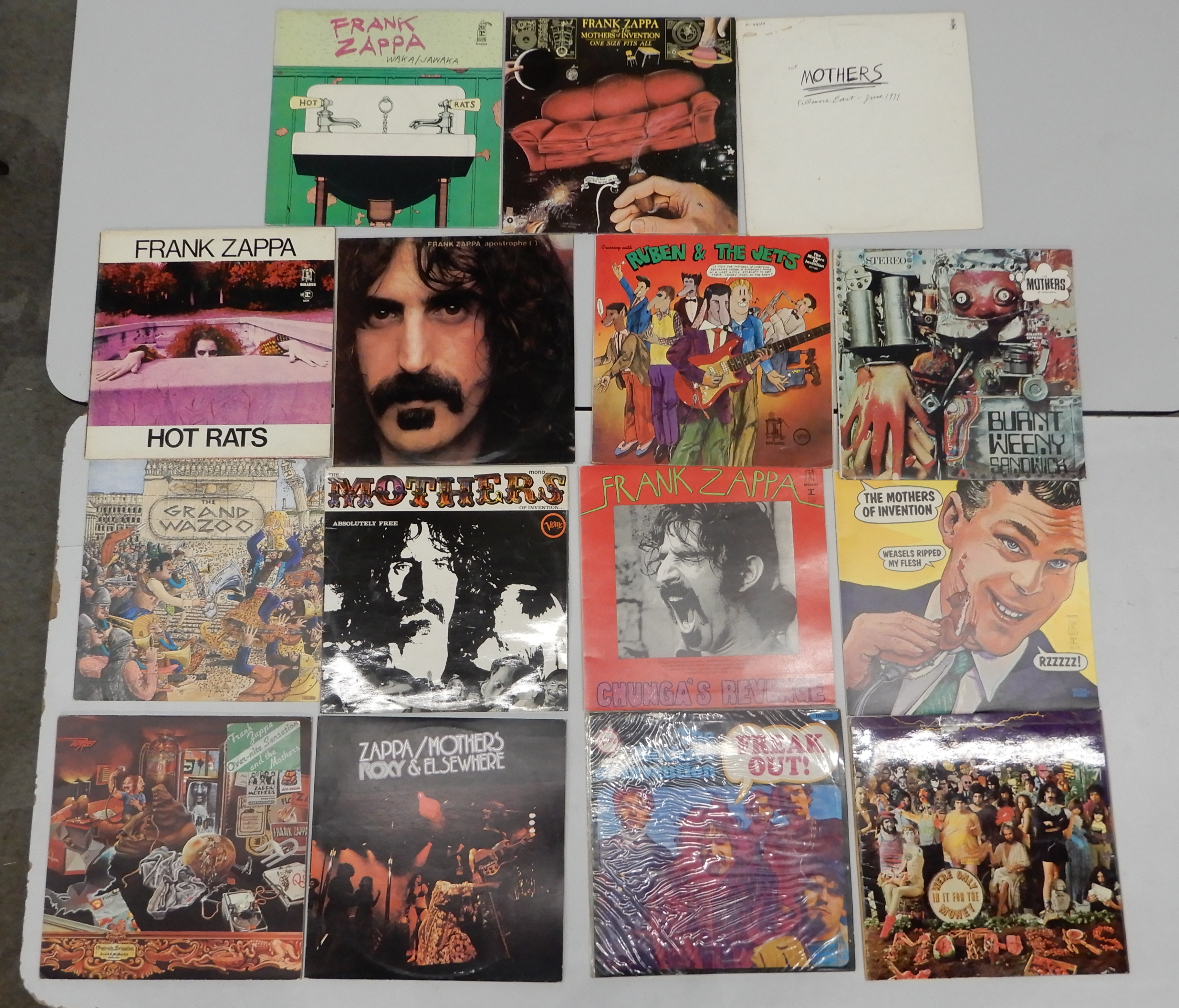 A small collection of Frank Zappa and The Mothers of Invention with Freak Out VLP 9154, Absolutley - Image 2 of 2