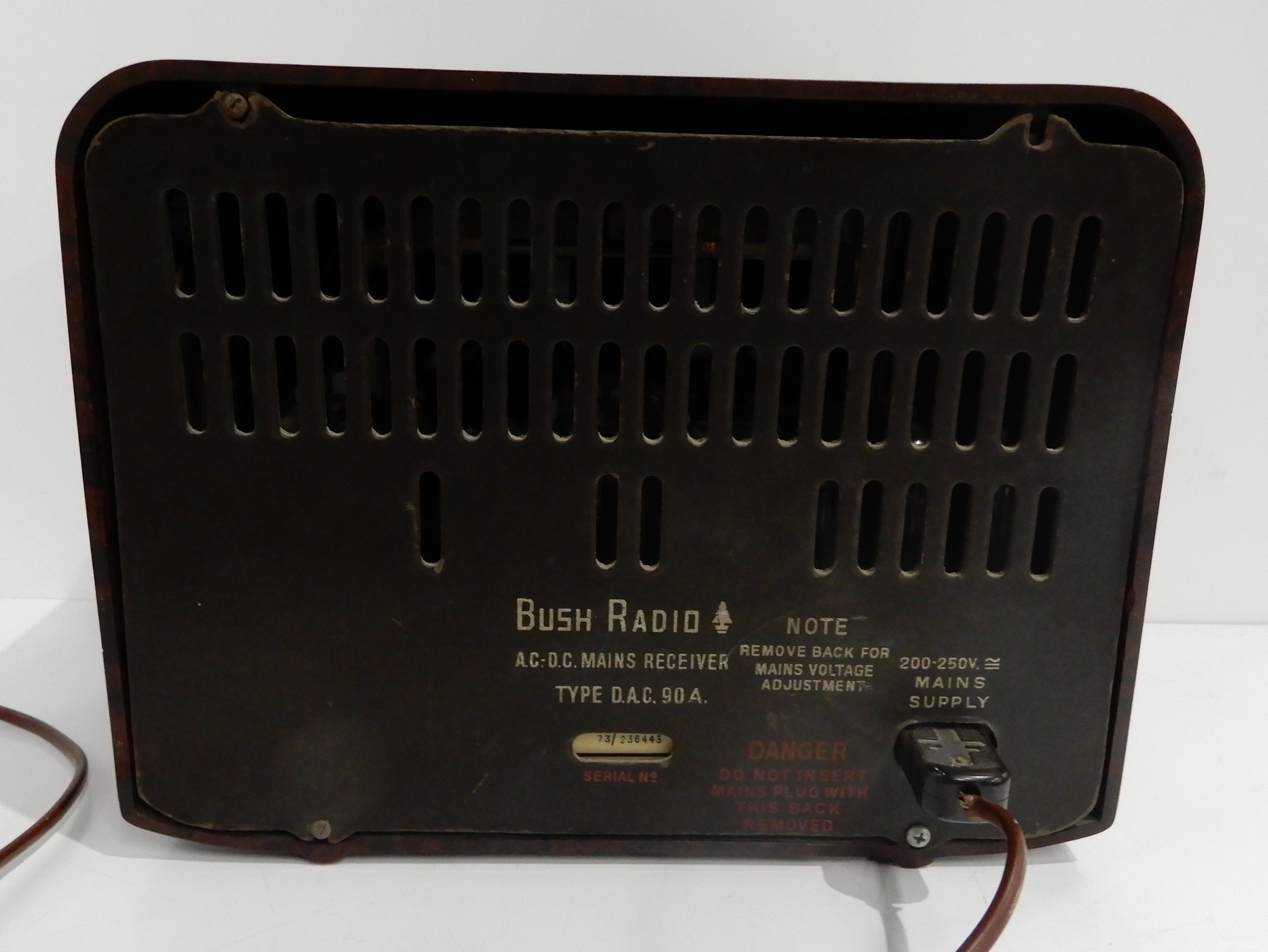 A Bakelite Bush radio Condition Report: Available upon request - Image 3 of 3