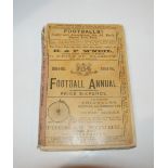 A 1884-85 Football Annual (af) Condition Report: Available upon request