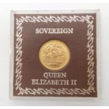 A 1968 gold full sovereign weight 8gms Condition Report: Available upon request