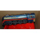 A battery operated tin plate train, small collection of Lego etc Condition Report: Available upon