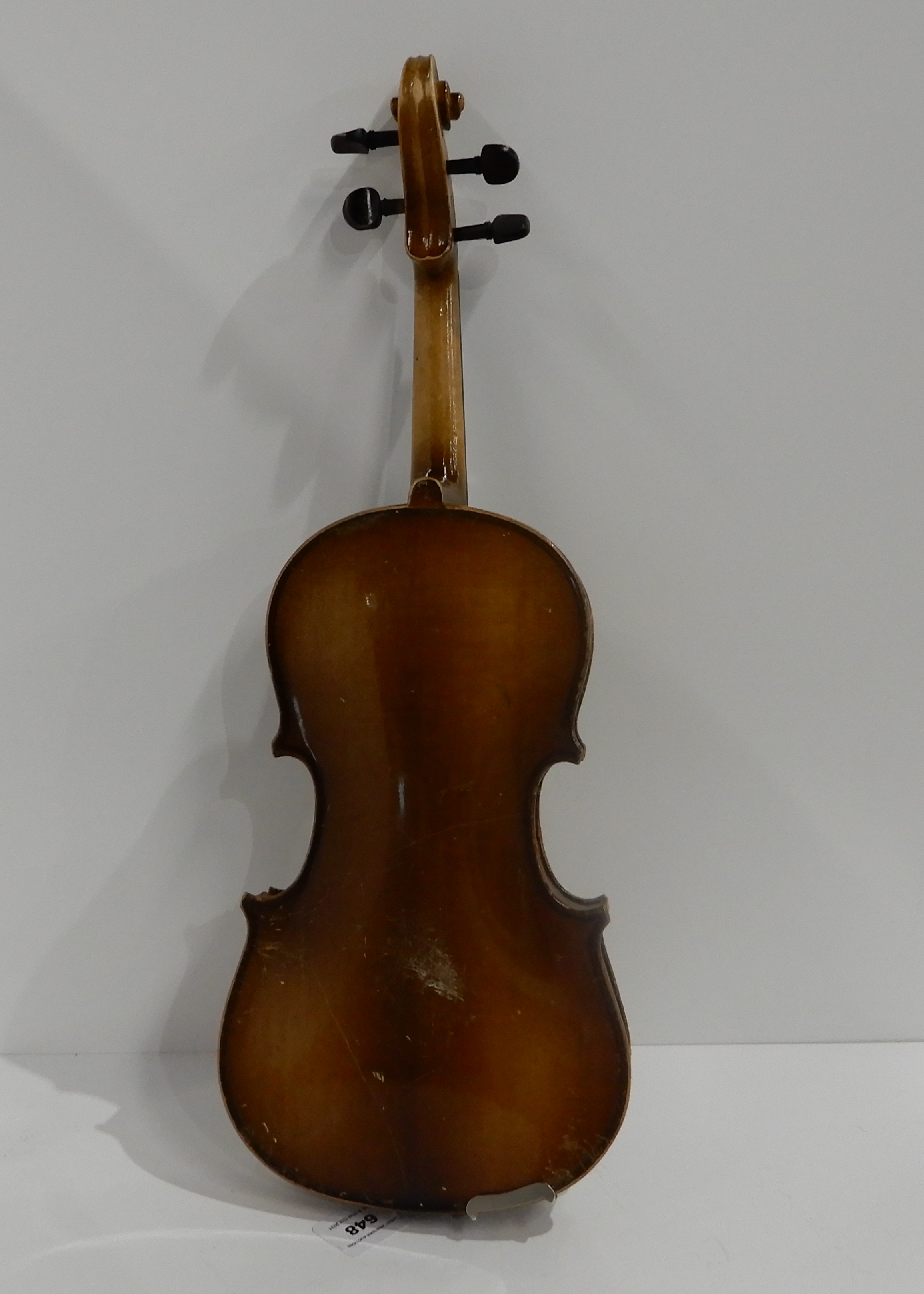 A two piece back violin 34cm Condition Report: Available upon request - Image 2 of 4