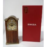 A miniature Swiza Tempis Fugit alarm clock Condition Report: