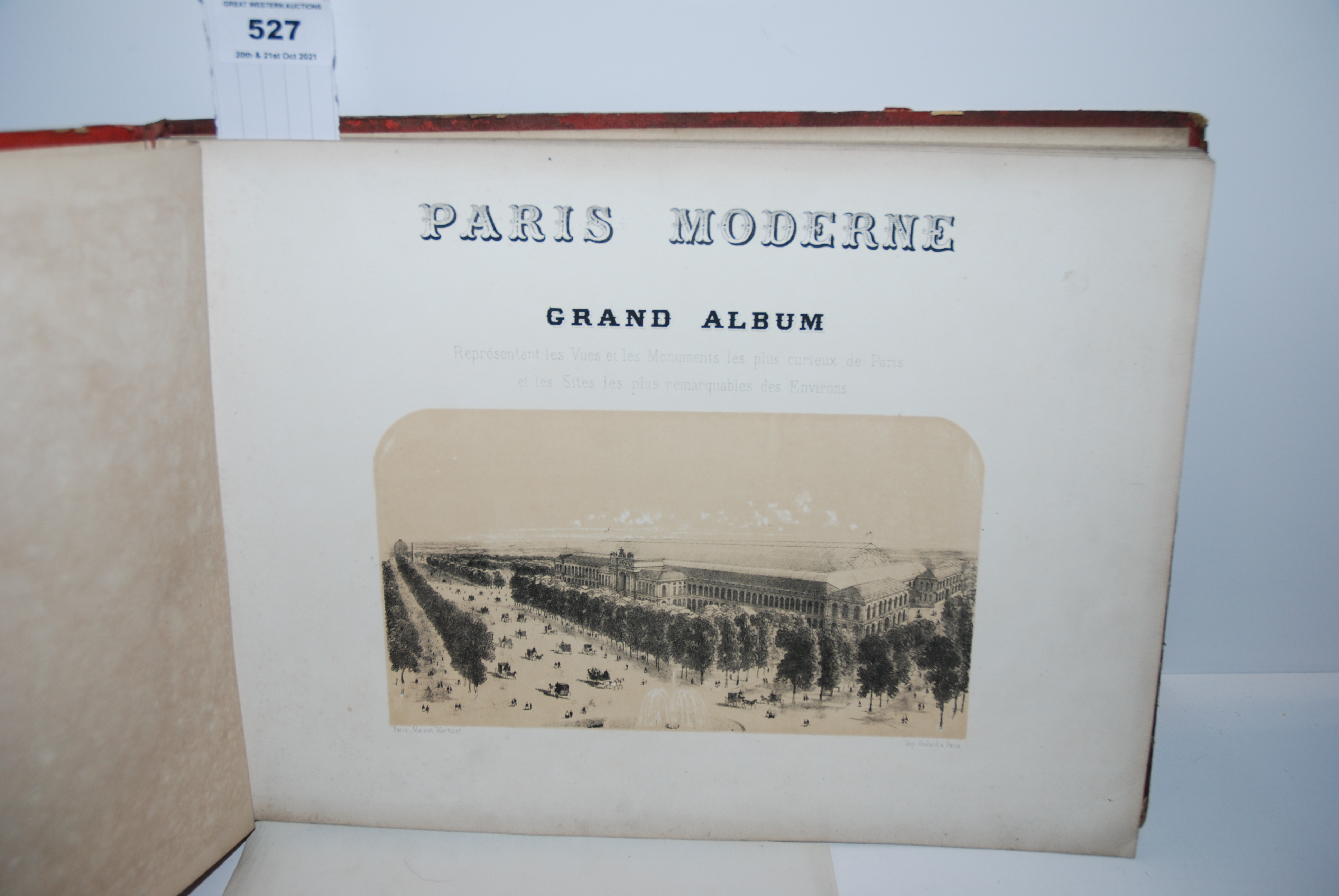 A Paris Moderne Et Ses Environs Grand Album Condition Report: Available upon request - Image 2 of 3
