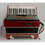 A Rossini Czechoslovakian accordion 34 key 80 bass with a case Condition Report: Available upon