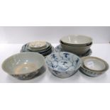 A collection of Tek Sing plates, dishes and bowls Condition Report: Available upon request