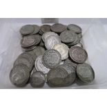 A collection of pre'47 GB coins - half crowns, shillings etc. Condition Report: Available upon