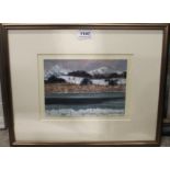 GREGOR SMITH Winter landscape, signed, watercolour, 15 x 20cm and four others (5) Condition