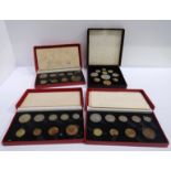 A lot comprising four cased Festival of Britain 1951 coin sets Condition Report: Available upon