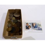 A small quantity of GB pre decimal coins & a small lot of stamps Condition Report: Available upon