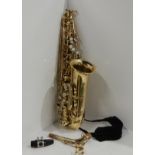 An alto saxophone by Artemis serial number 0207211 Condition Report: Available upon request