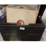 A lot of mostly Scottish dance band and folk music 78 rpm gramophone records approximately 60