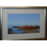 JOHN R TODD West Coast seascape, signed, acrylic, 35 x 59cm Condition Report: Available upon