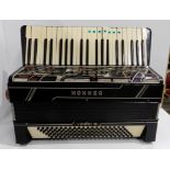 A Hohner Verdi iii 41 key 120 bass piano accordion with case Condition Report: Available upon