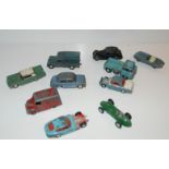 A collection of Corgi and Lesney models including Jeep FC-150, Land Rover 109 WB etc Condition