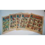 A collection of Dandy, Wizard, The Rover and The Hotspur comics from the 1940s, Donald Duck annual
