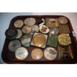 A tray lot of various compacts Condition Report: Available upon request