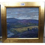 B J SUSSMAN Landscape, signed, oil on board, 28 x 30cm and two others (3) Condition Report: