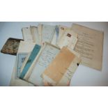 A collection of various 19th century correspondence including shipping examples etc Condition