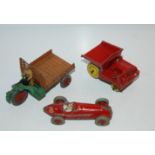 A Dinky Motocart, Dinky Alfa-Romeo and Condon tipper Condition Report: Available upon request