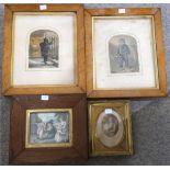 A GROUP OF ETCHINGS, prints and a watercolour to include James Hamilton Glass (13)