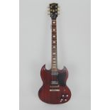 A Gibson SG Special electric guitar in satin cherry, serial number 180060976, this 2018 model