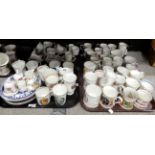 A large quantity of 20th century Royal commemorative china comprising mainly cups and plates,