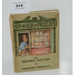 Ginger & Pickles by Beatrix Potter, 1909, hardback Condition Report: Available upon request