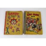 The Dandy Monster Comic 1946 and the Magic-Beano Book, 1946, D C Thomson & Co Ltd, wear to covers