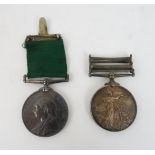 A LOT COMPRISING A QUEEN'S SOUTH AFRICA MEDAL with Transvaal & Natal clasps to 824 Pte. G.G.