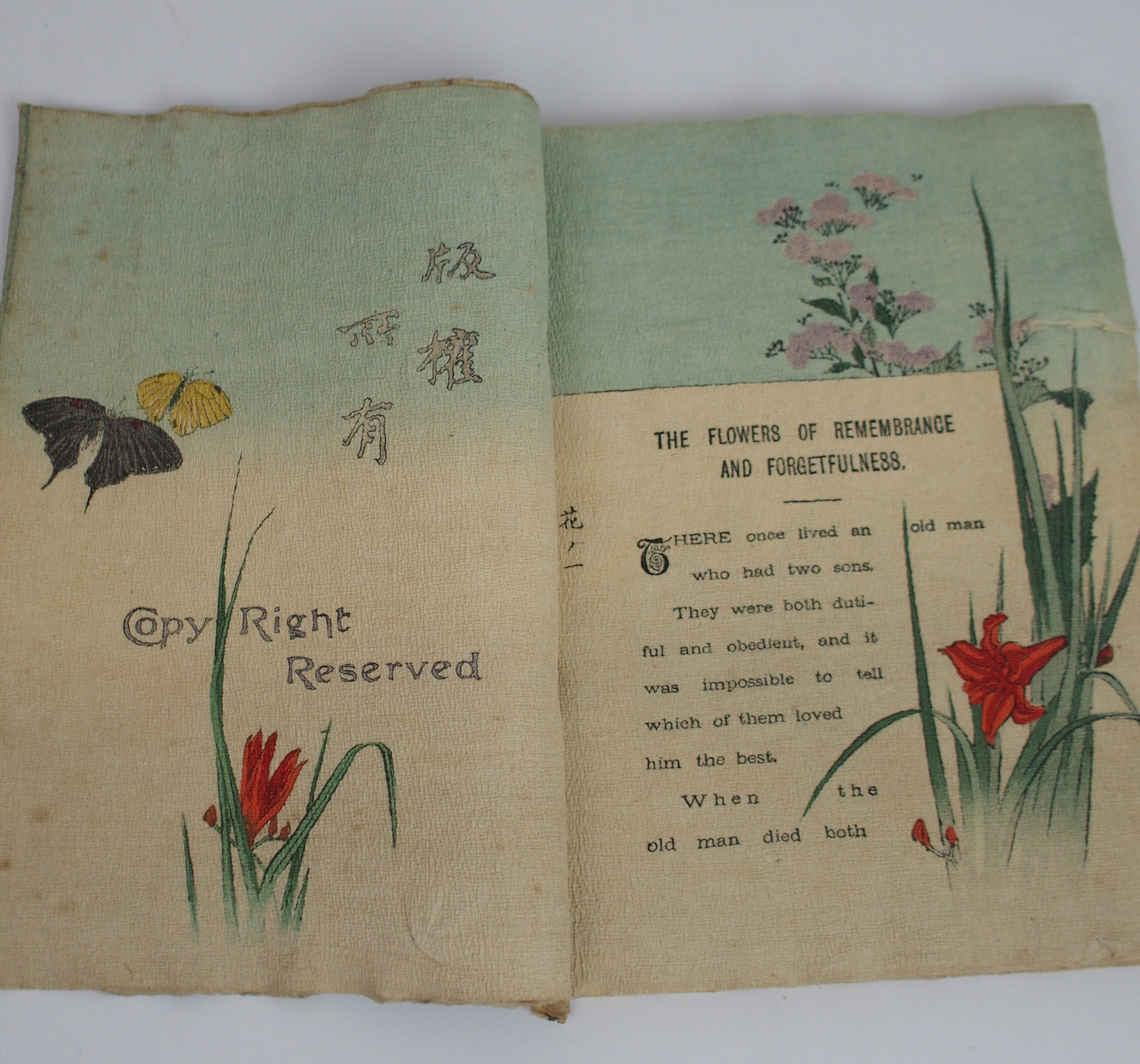 T HASEGAWA THE FLOWERS OF REMEMBRANCE by T H JAMES, Tokyo, Japan, 16 x 12cm, The boy who drew - Image 10 of 13