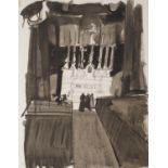 •JOHN BYRNE RSA (SCOTTISH B. 1940) CATHEDRAL INTERIOR, ITALY Black ink and wash on card, signed,