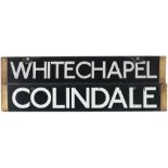 LT Colindale + Whitechapel