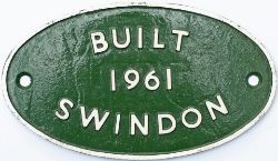 Built 1961 Swindon ex D2190