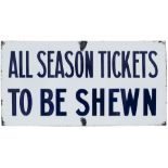 GWR All Season Tickets To Be Shewn