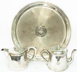 GWR Teapot, Coffee pot & Circular Tray