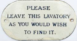 Leave This Lavatory